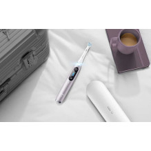 Oral-B iO9 Duo juodo onikso / rožinio kvarco Oral-B iO9 Duo juodo onikso / rožinio kvarco