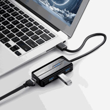 „Ugreen 20265“ daugiafunkcis eterneto adapteris, 3 x USB 3.0, 1 x RJ45