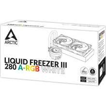 Arctic Liquid Freezer III 280 A-RGB baltas procesoriaus aušintuvas ACFRE00151A Arctic Liquid Freezer III 280 A-RGB baltas procesoriaus aušintuvas ACFRE00151A