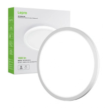 LED Lubų Šviestuvas - LEPRO 1500038, 18 W, 1 800 lm, 5 000 K, Šaltai Balta