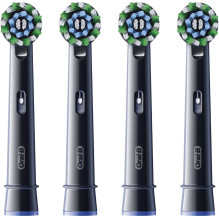 Oral-B EB50-4 CrossAction juodų dantų šepetėlių rinkinys