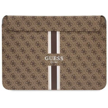 Guess PU 4G Spausdintų juostelių kompiuterio dėklas 13/14 colių, rudas Guess PU 4G Spausdintų juostelių kompiuterio dėklas 13/14 colių, rudas