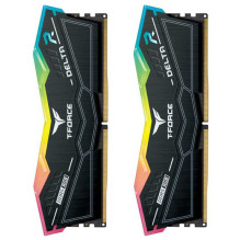 TEAM GROUP T-Force Delta RGB juoda 2x16GB DDR5 6400MHz DIMM FF3D532G6400HC40BDC01 TEAM GROUP T-Force Delta RGB juoda 2x16GB DDR5 6400MHz DIMM FF3D532G6400HC40BDC01
