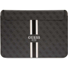 Guess PU 4G Printed Stripes Computer Sleeve 16" Black