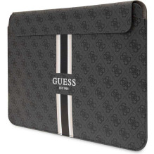 Guess PU 4G Printed Stripes Computer Sleeve 16" Black