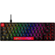 „HyperX Alloy Origins 65“ raudonos (JAV) juodos spalvos