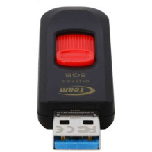 TEAM GROUP 8GB C145 USB 3.2 Juoda-raudona TEAM GROUP 8GB C145 USB 3.2 Juoda-raudona