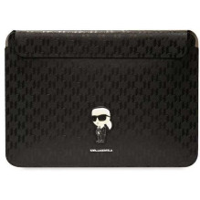 Karl Lagerfeld Saffiano Monogram Ikonik 14" Black Karl Lagerfeld Saffiano Monogram Ikonik 14" Black