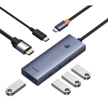 Baseus USB-C x HDMI4K@60Hz+4xUSB 3.0+PD Baseus USB-C x HDMI4K@60Hz+4xUSB 3.0+PD