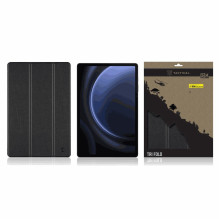 Tactical "Tri Fold Book Case Samsung Galaxy Tab S9 FE+" Black