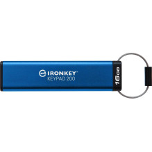 „Kingston“ 16 GB „IronKey“ klaviatūra, 200 USB 3.0