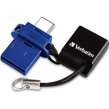 Verbatim 64GB Dual USB Drive USB-C / USB 3.0 Verbatim 64GB Dual USB Drive USB-C / USB 3.0