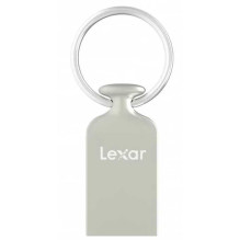 Lexar 64GB JumpDrive M22 USB 2.0 sidabrinis