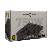 „White Shark GPSU-750W General-2“ 750 W 80+ GOLD pilnai modulinis „White Shark GPSU-750W General-2“ 750 W 80+ GOLD pilnai modulinis