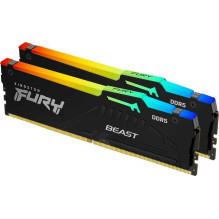Kingston Fury Beast RGB juoda 2x16GB DDR5 6800MHZ DIMM KF568C34BBEAK2-32 Kingston Fury Beast RGB juoda 2x16GB DDR5 6800MHZ DIMM KF568C34BBEAK2-32