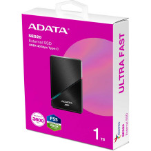 Adata ADATA SE920 1 TB, External SSD (black, USB-C 4.0 (40 Gbit / s)) Adata ADATA SE920 1 TB, External SSD (black, USB-C 4.0 (40 Gbit / s))