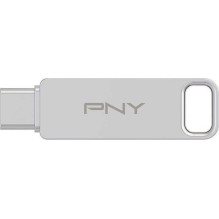 PNY 64 GB „Duo-Link“ USB-A / USB-C 3.2 atmintis PNY 64 GB „Duo-Link“ USB-A / USB-C 3.2 atmintis