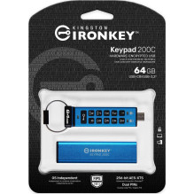 Kingston 64GB IronKey Keypad 200C USB-C Kingston 64GB IronKey Keypad 200C USB-C