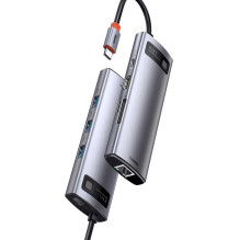 Baseus Metal Gleam 8in1 (CAHUB-CV0G) Baseus Metal Gleam 8in1 (CAHUB-CV0G)