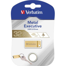 Verbatim 32GB Metalo vadovas USB 3.2 Gold