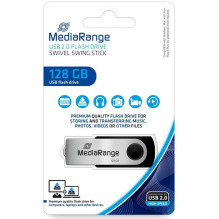 MediaRange 128GB MR913 USB 2.0 Black / Silver MediaRange 128GB MR913 USB 2.0 Black / Silver