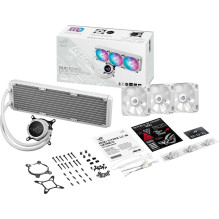 Asus Rog Strix LC III 360 ARGB 120 mm procesoriaus aušintuvas, baltas Asus Rog Strix LC III 360 ARGB 120 mm procesoriaus aušintuvas, baltas