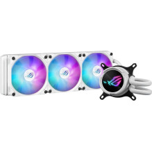 Asus Rog Strix LC III 360 ARGB 120 mm procesoriaus aušintuvas, baltas Asus Rog Strix LC III 360 ARGB 120 mm procesoriaus aušintuvas, baltas