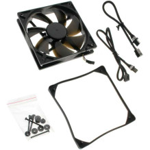 Noiseblocker BlackSilent Pro 120mm Case Ventiliatorius juodas Noiseblocker BlackSilent Pro 120mm Case Ventiliatorius juodas