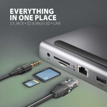 Axagon HMC-4KX3 Silver