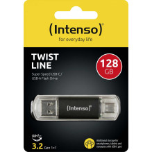 Intenso 128GB USB 3.2 USB atmintinė, juoda