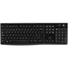 Logitech Wireless Keyboard K270 (DE) Black