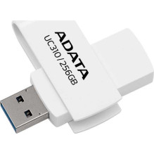 Adata 256GB UC310 USB 3.2 USB atmintinė, balta Adata 256GB UC310 USB 3.2 USB atmintinė, balta
