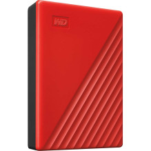 „Western Digital My Passport 6TB 2,5'“ raudonas / juodas WDBR9S0060BRD-WESN „Western Digital My Passport 6TB 2,5'“ raudonas / juodas WDBR9S0060BRD-WESN