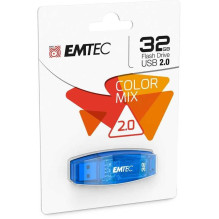 Emtec C410 Color Mix 32GB USB 2.0 Blue Emtec C410 Color Mix 32GB USB 2.0 Blue