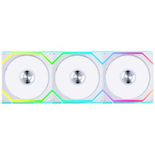 Lian Li SL belaidis ARGB PWM ventiliatorius 3-Pack baltas Lian Li SL belaidis ARGB PWM ventiliatorius 3-Pack baltas