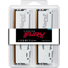 Kingston Fury Beast RGB White 2x16GB DDR5 6400MHZ DIMM KF564C32BWEAK2-32