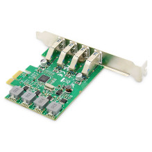 DIGITUS Digitus 4-Port USB 3.0 PCI Express Add-On Card DIGITUS Digitus 4-Port USB 3.0 PCI Express Add-On Card
