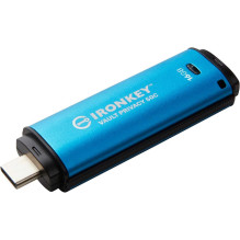 Kingston 16GB IronKey Vault Privacy 50 USB-C 3.2 Light Blue