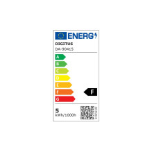 DIGITUS Digitus LED monitoriaus šviestuvas su spaustuku, LED šviestuvas (juodas) DIGITUS Digitus LED monitoriaus šviestuvas su spaustuku, LED šviestuvas (juodas)