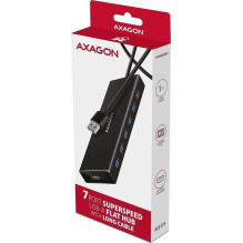 „Axagon HUE-F7A“ juodas „Axagon HUE-F7A“ juodas