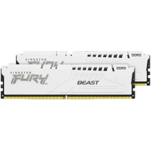 Kingston Fury Beast White 2x32GB DDR5 6000MHZ DIMM KF560C30BWEK2-64
