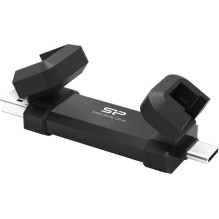 „Silicon Power DS72“ 500 GB USB-A / USB-C 3.2 Gen 2 atmintis