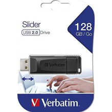 Verbatim 128GB Slider USB 2.0 Black Verbatim 128GB Slider USB 2.0 Black