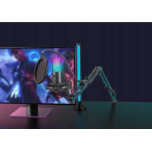 „Fifine T669 Pro 3“ su RGB apšvietimu ir stovu „Fifine T669 Pro 3“ su RGB apšvietimu ir stovu