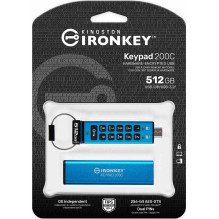 Kingston 512GB IronKey Keypad 200C USB-C