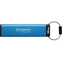 „Kingston“ 16 GB „IronKey“ klaviatūra 200C USB-C