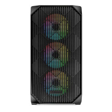 Sharkoon MK3 RGB bokšto tipo korpusas, juodas, grūdintas stiklas