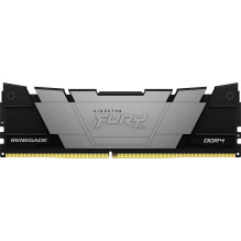 Kingston Fury Renegade Juoda / Silver 4x16GB DDR4 3600MHZ UDIMM KF436C16RB12K4 / 64 Kingston Fury Renegade Juoda / Silver 4x16GB DDR4 3600MHZ UDIMM KF436C16RB12K4 / 64