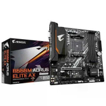 „Gigabyte B550M AORUS ELITE AX1.3“ pagrindinė plokštė „Gigabyte B550M AORUS ELITE AX1.3“ pagrindinė plokštė