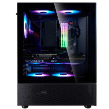 XPG INVADER X Mid-Bokštas Case Juoda XPG INVADER X Mid-Bokštas Case Juoda